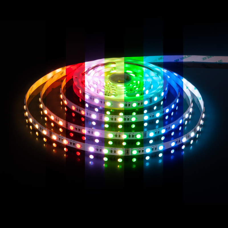 Светодиодная лента Elektrostandard 24V 24W 60Led 5050 IP20 MIX RGB/теплый белый, 5м 4690389172298 в Санкт-Петербурге