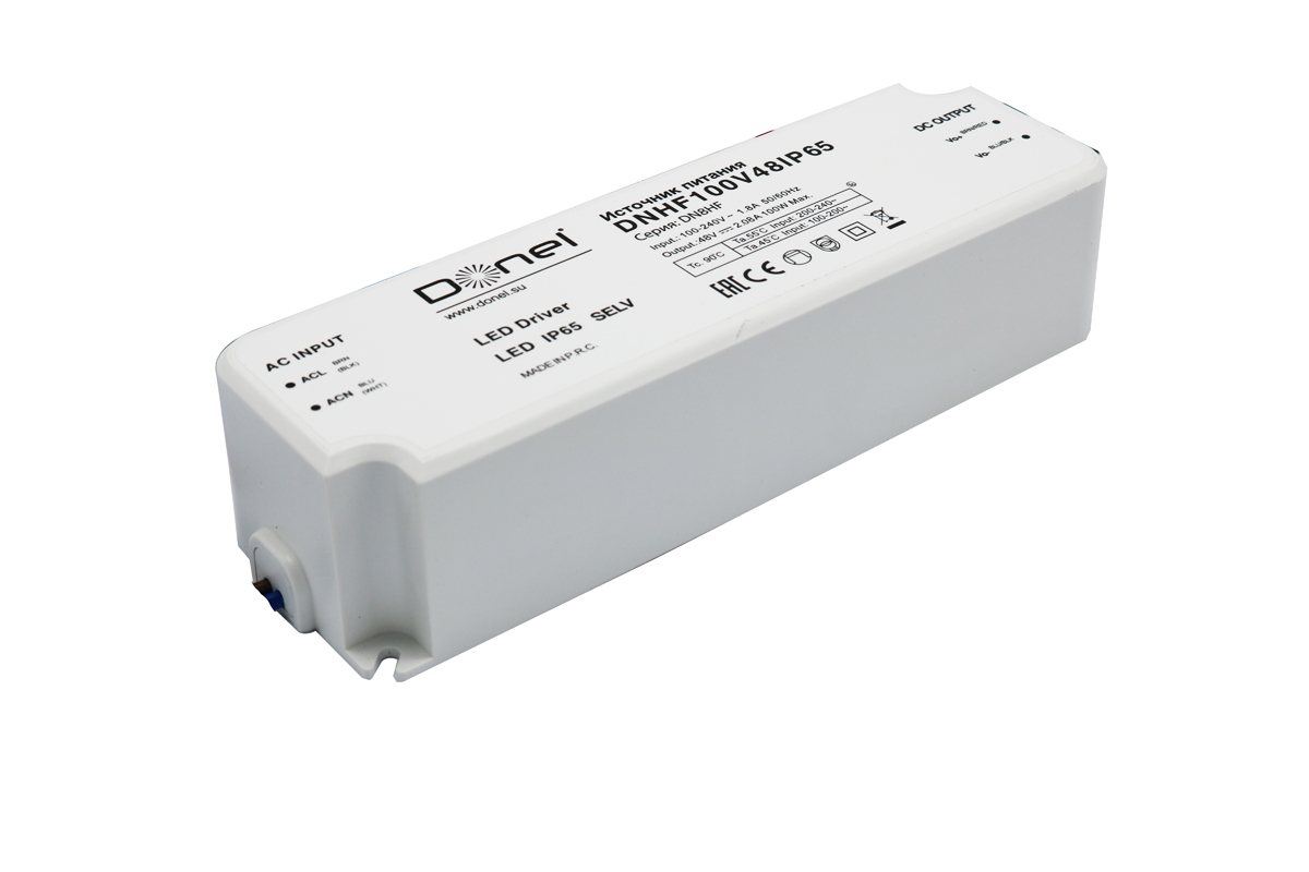 Блок питания Donel 100Вт DC48В 2.1A IP67 DNHF100V48IP65 в Санкт-Петербурге