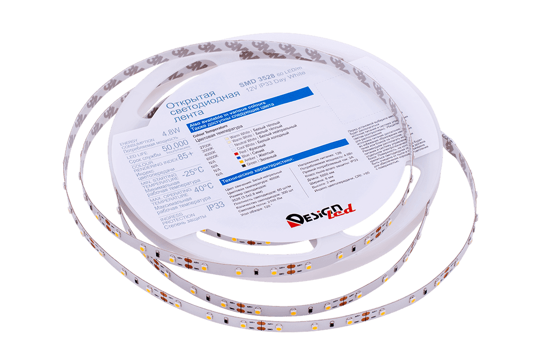 Светодиодная лента DesignLed DSG360-12-NW-33 001818 в Санкт-Петербурге