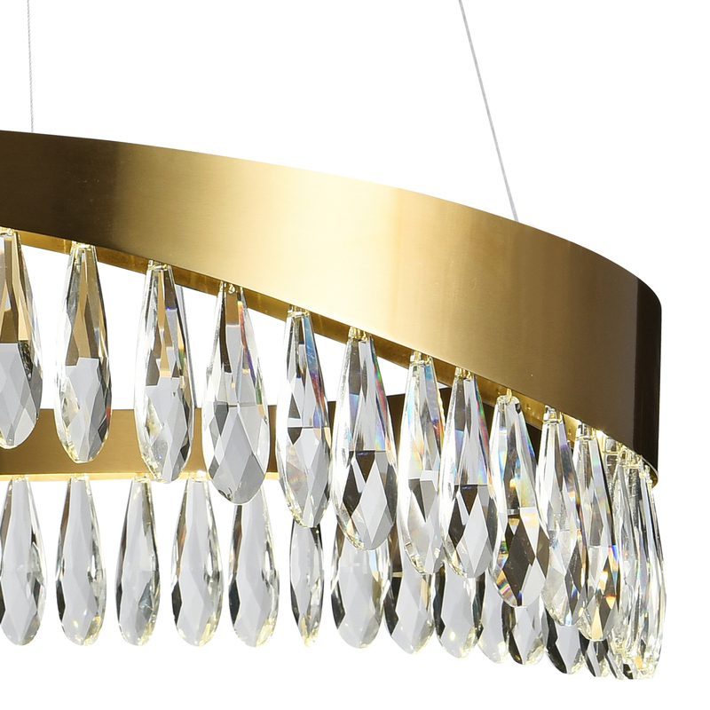 Подвесная люстра Natali Kovaltseva LED LAMPS 81356 GOLD SATIN в Санкт-Петербурге