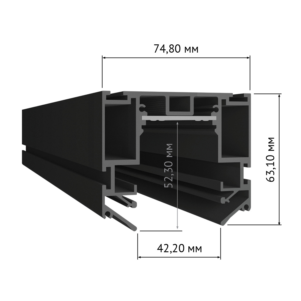 Встраиваемый шинопровод DesignLed SY-601201-CL-2-BL 009110 в Санкт-Петербурге