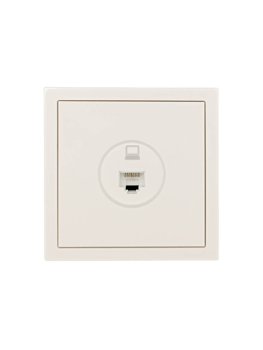Розетка компьютерная слоновая кость Lezard Zima 704-9088-139 в Санкт-Петербурге