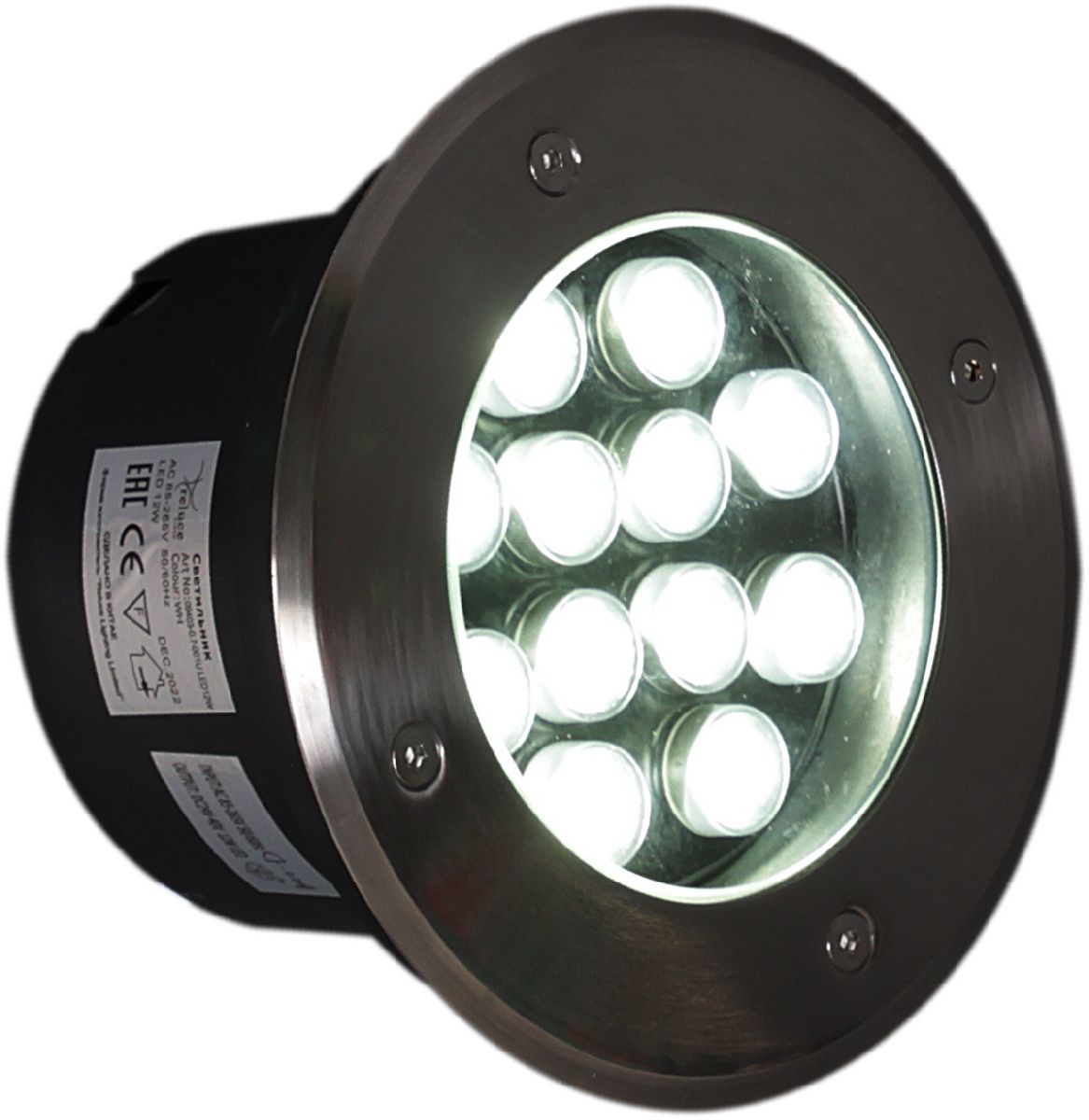 Грунтовый светильник Reluce 09403-0.7-001U LED12W WH в Санкт-Петербурге