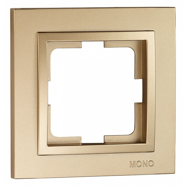 Рамка на 1 пост Mono Electric Despina титан 102-220000-160 в Санкт-Петербурге
