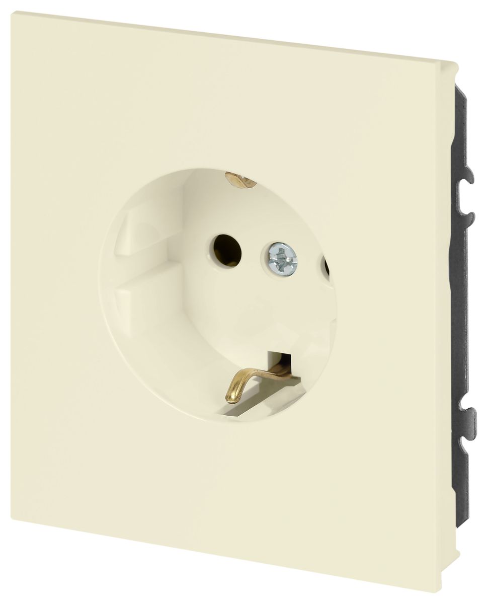 Розетка Эра Arktik 16-2102-02 с заземлением 2P+E Schuko со шторками 16А-250В слоновая кость Б0070425 в Санкт-Петербурге