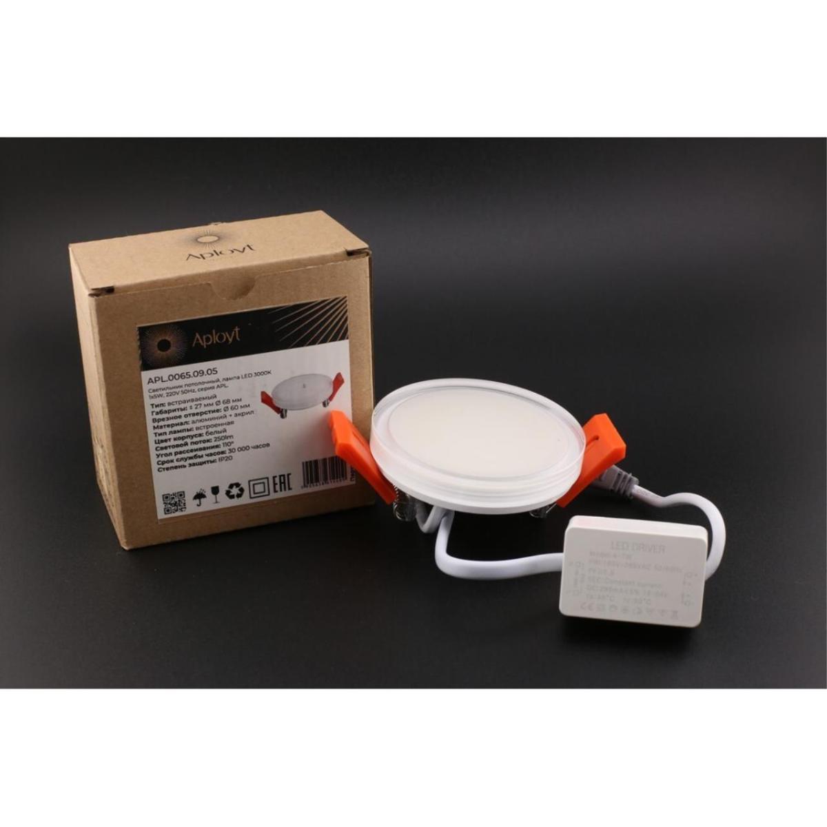 Встраиваемый светильник Aployt Tosia APL.0065.09.05 в #REGION_NAME_DECLINE_PP#