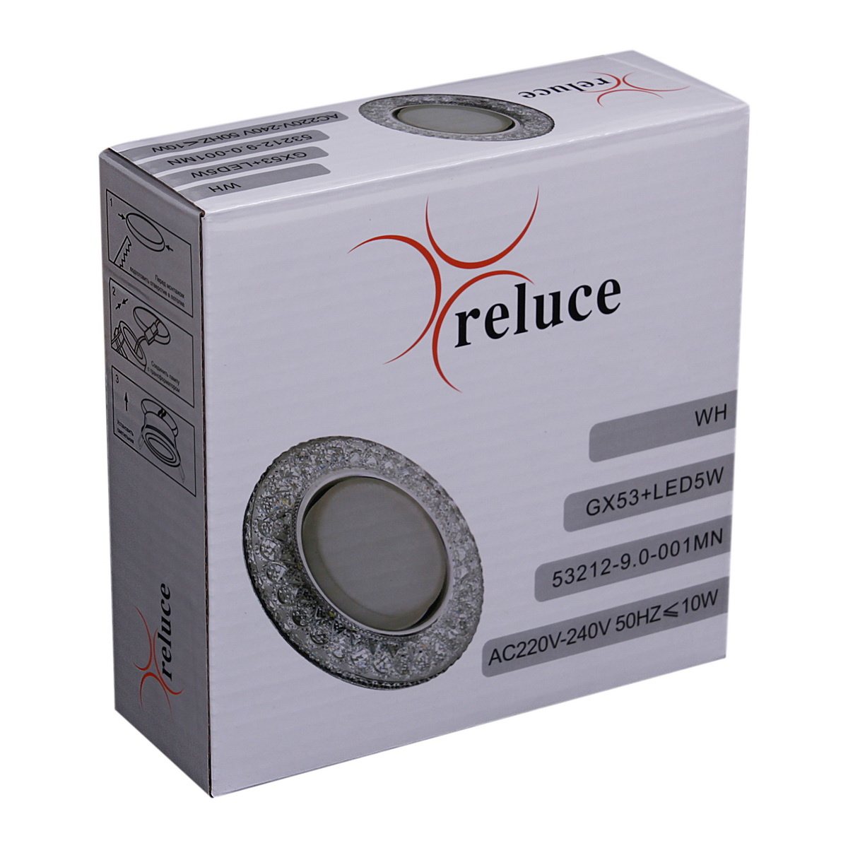 Точечный светильник Reluce 53212-9.0-001MN GX53+LED5W DL WH 4000K в Санкт-Петербурге