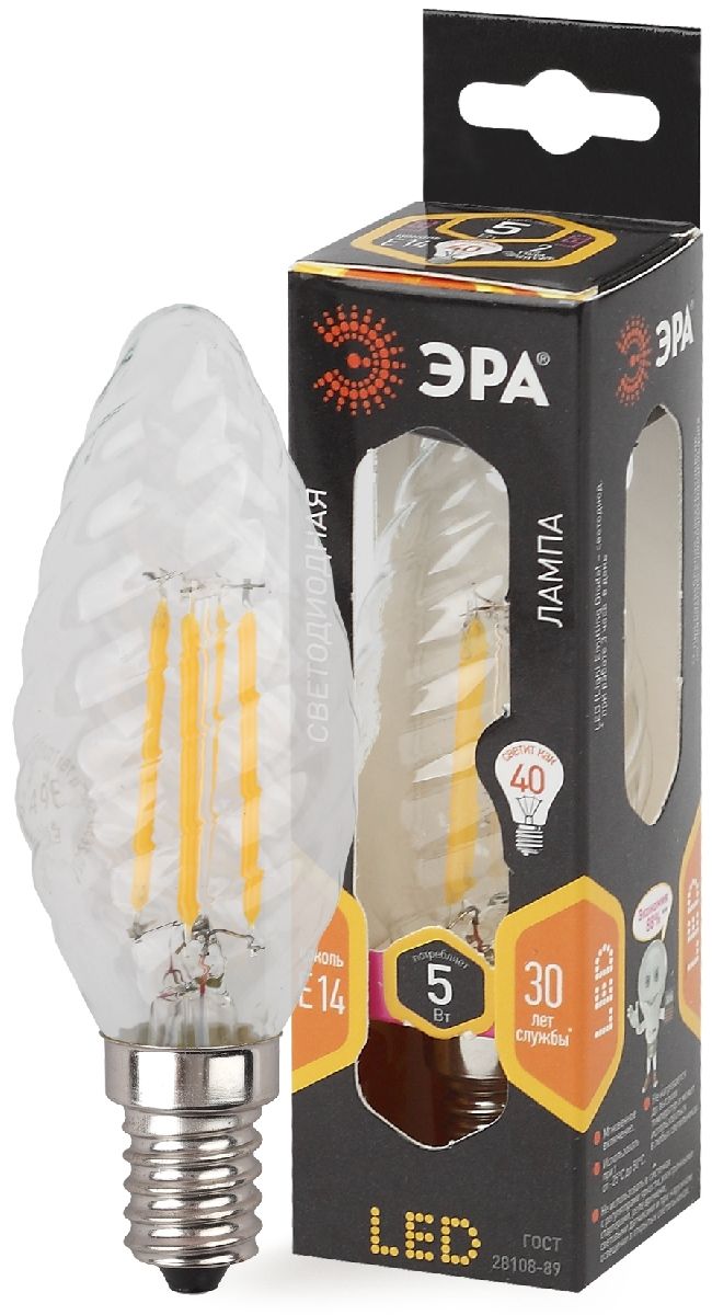 Лампа светодиодная Эра E14 5W 2700K F-LED BTW-5W-827-E14 Б0027935 в #REGION_NAME_DECLINE_PP#