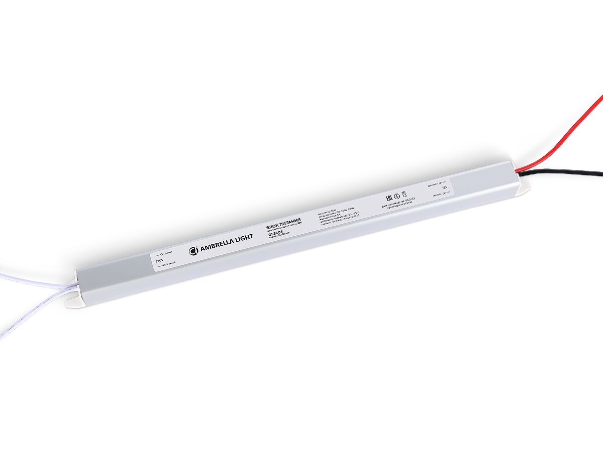 Блок питания Ambrella Light LED Driver 12V 36Вт AC185-260 3A IP20 GS8603 в Санкт-Петербурге