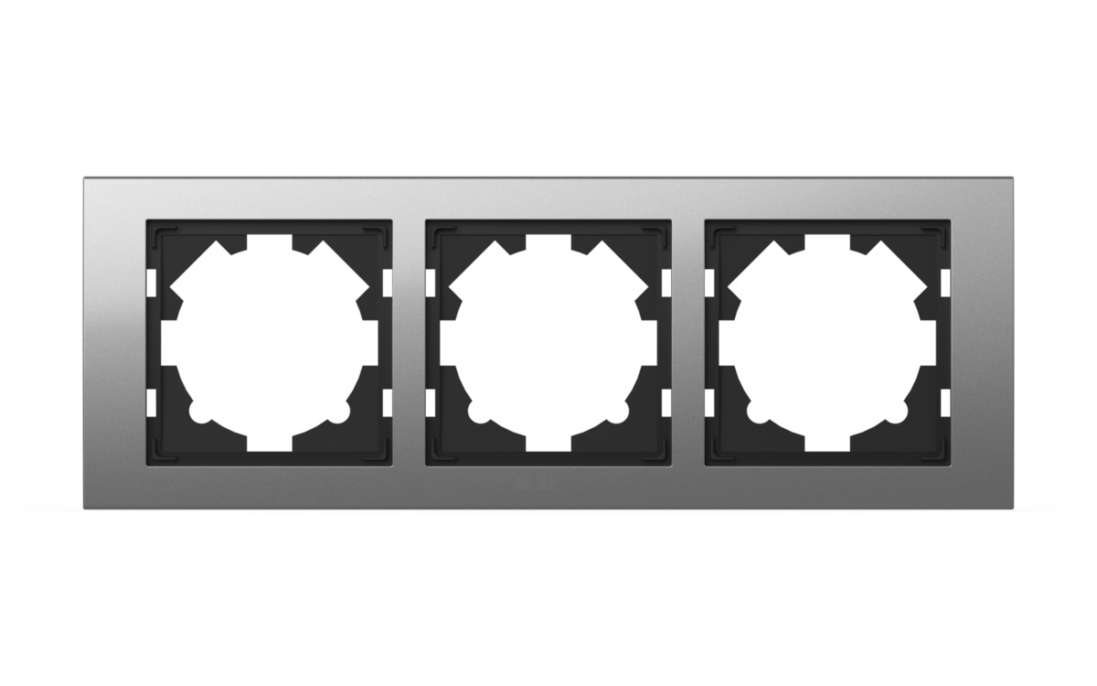 Рамка трехместная ELBI Zena Platin 500-073600-227 в Санкт-Петербурге