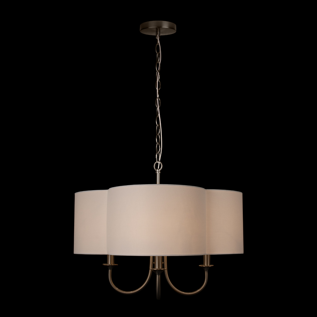 Подвесная люстра с абажуром из ткани Loft IT Silence 10303P Copper black в Санкт-Петербурге