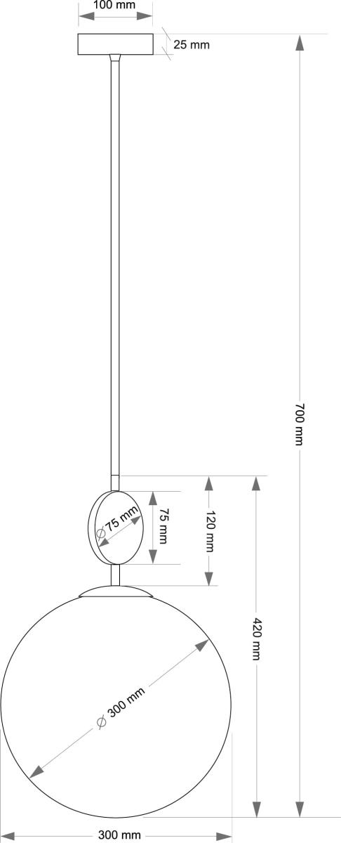 Подвесной светильник Kutek Dimaro DIM-ZW-1(BN)300 в #REGION_NAME_DECLINE_PP#