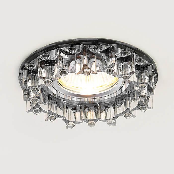 Встраиваемый светильник Ambrella Light Crystal K370 BK в #REGION_NAME_DECLINE_PP#