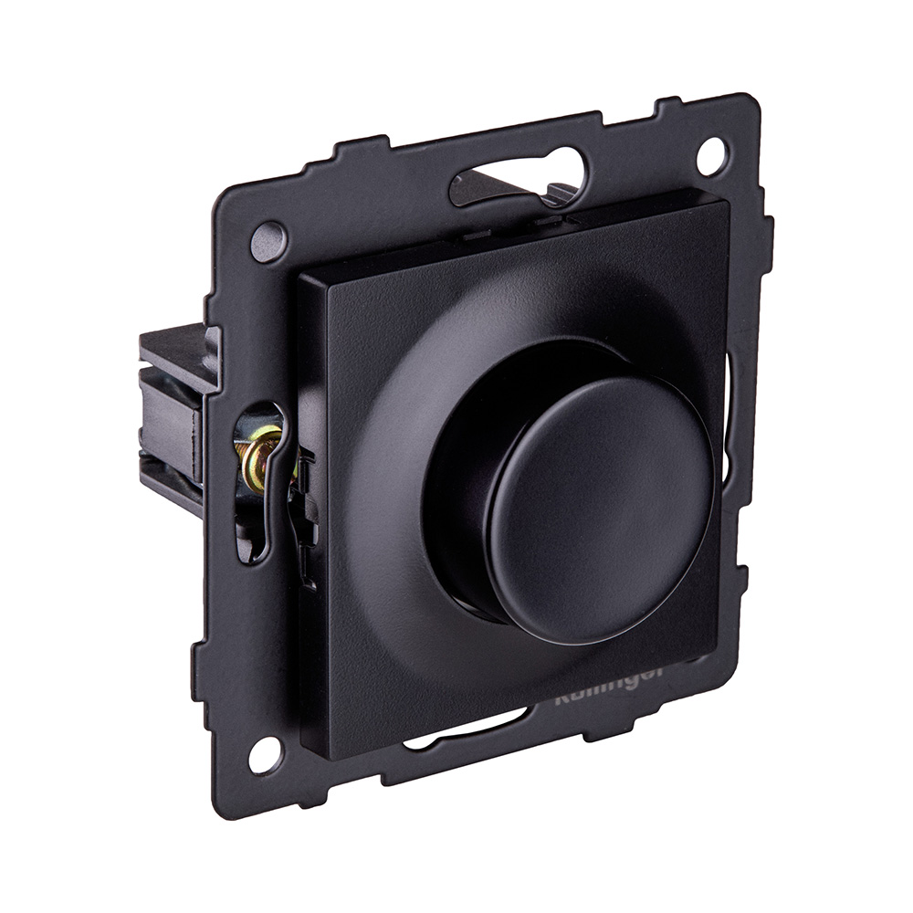 Светорегулятор для светодиодных ламп, проходной, 500W, черный Kollinger REA-048BK для Aspekt, Eleganz, Reflex в #REGION_NAME_DECLINE_PP#
