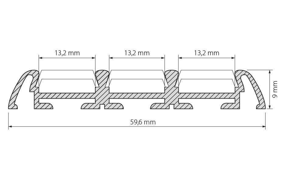 Профиль Arlight PHS-3X-2000 ANOD 013209 в Санкт-Петербурге