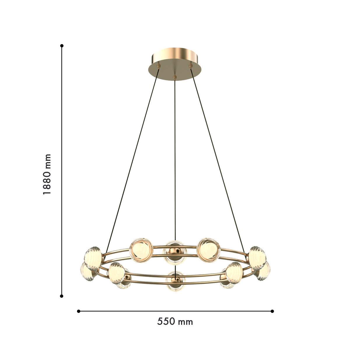 Подвесная люстра Favourite Rondell 4382-12P в Санкт-Петербурге