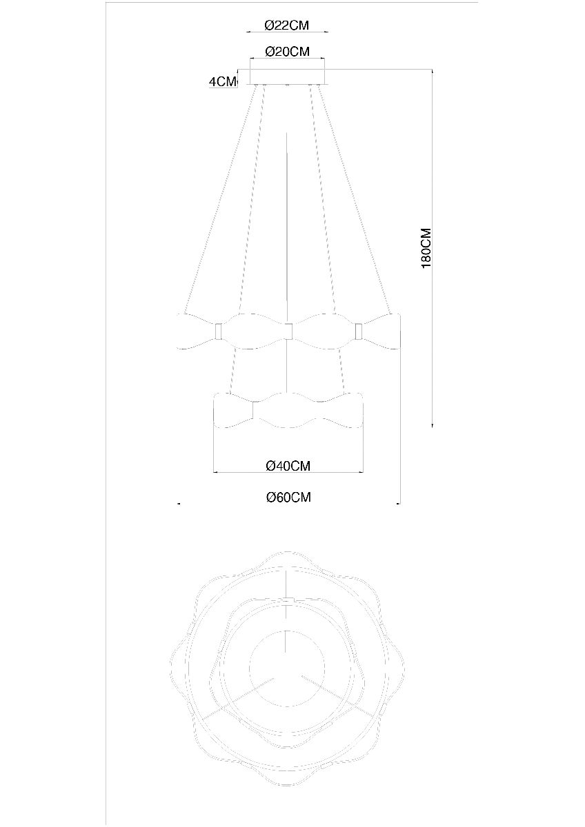 Подвесная люстра Arte Lamp Grace A1868SP-2PB в Санкт-Петербурге