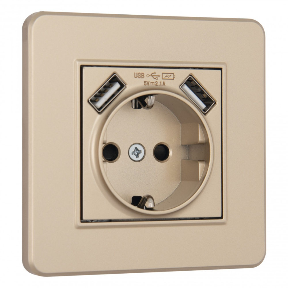 Розетка Arte Milano SET16-1-47-1 shampan в Санкт-Петербурге