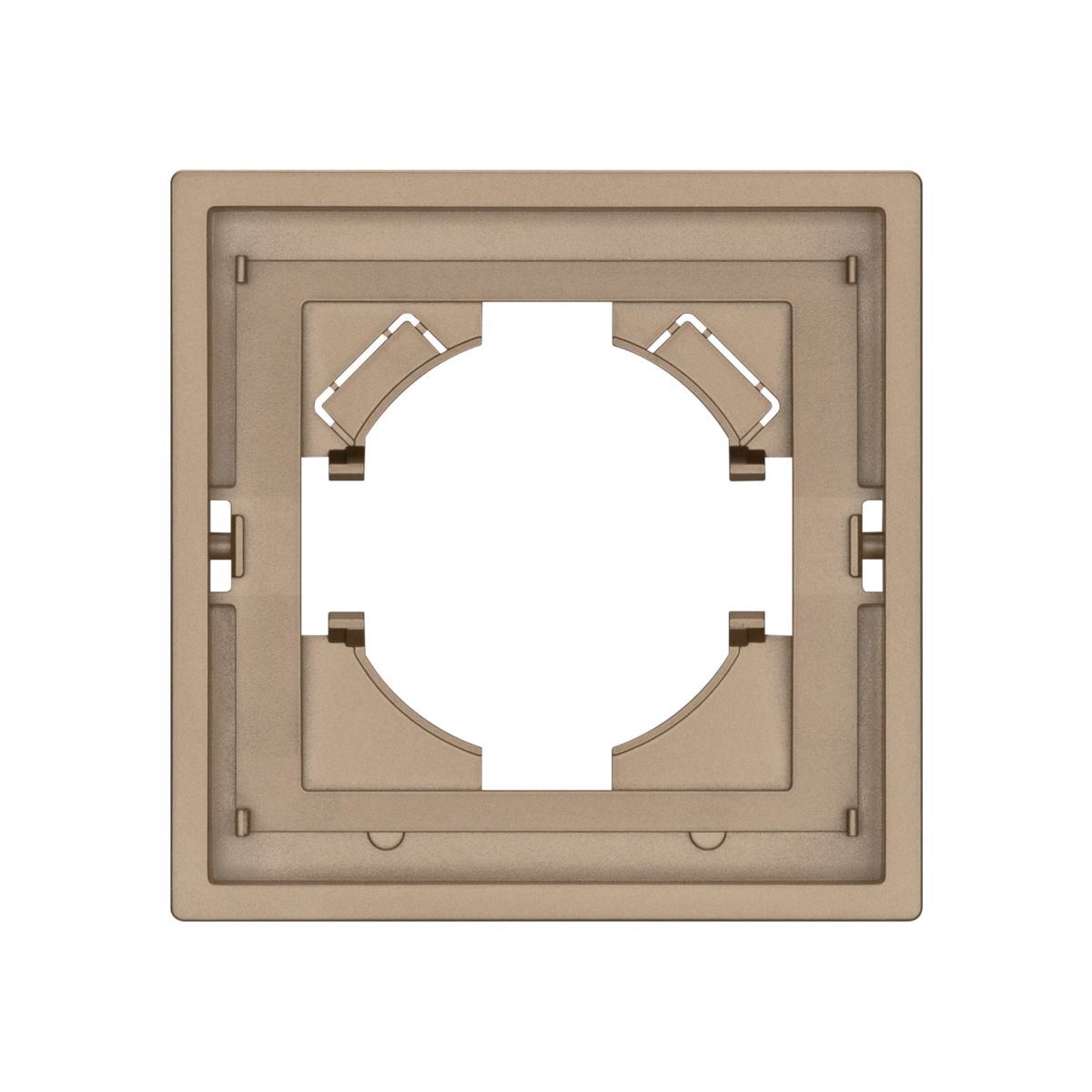 Рамка пластиковая на 1 пост Arlight FRM-TENDO-PL-1-GD 053838 в Санкт-Петербурге