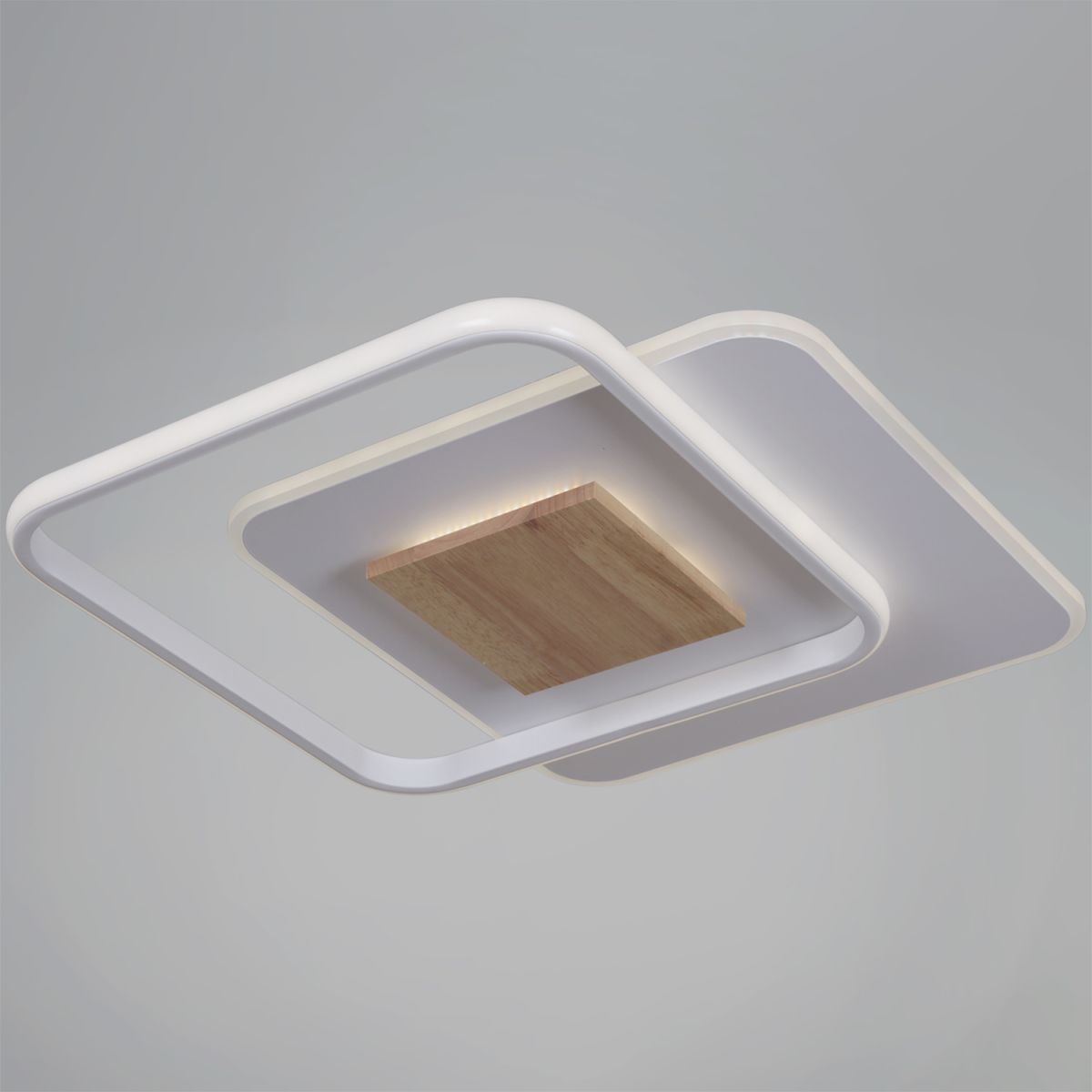 Потолочная люстра Reluce 08000-0.5-450 WH+WOOD в Санкт-Петербурге