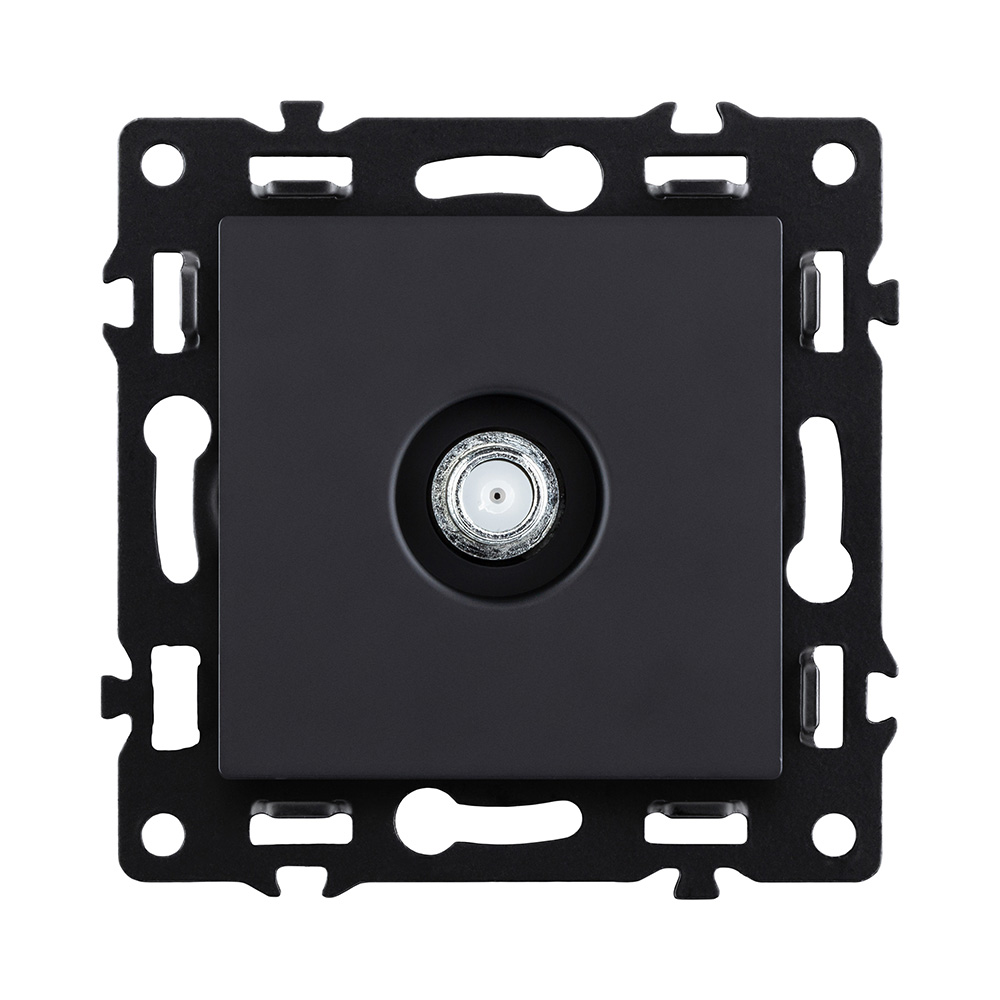 Розетка TV, черный Kollinger Asthetik AS-020BK в #REGION_NAME_DECLINE_PP#