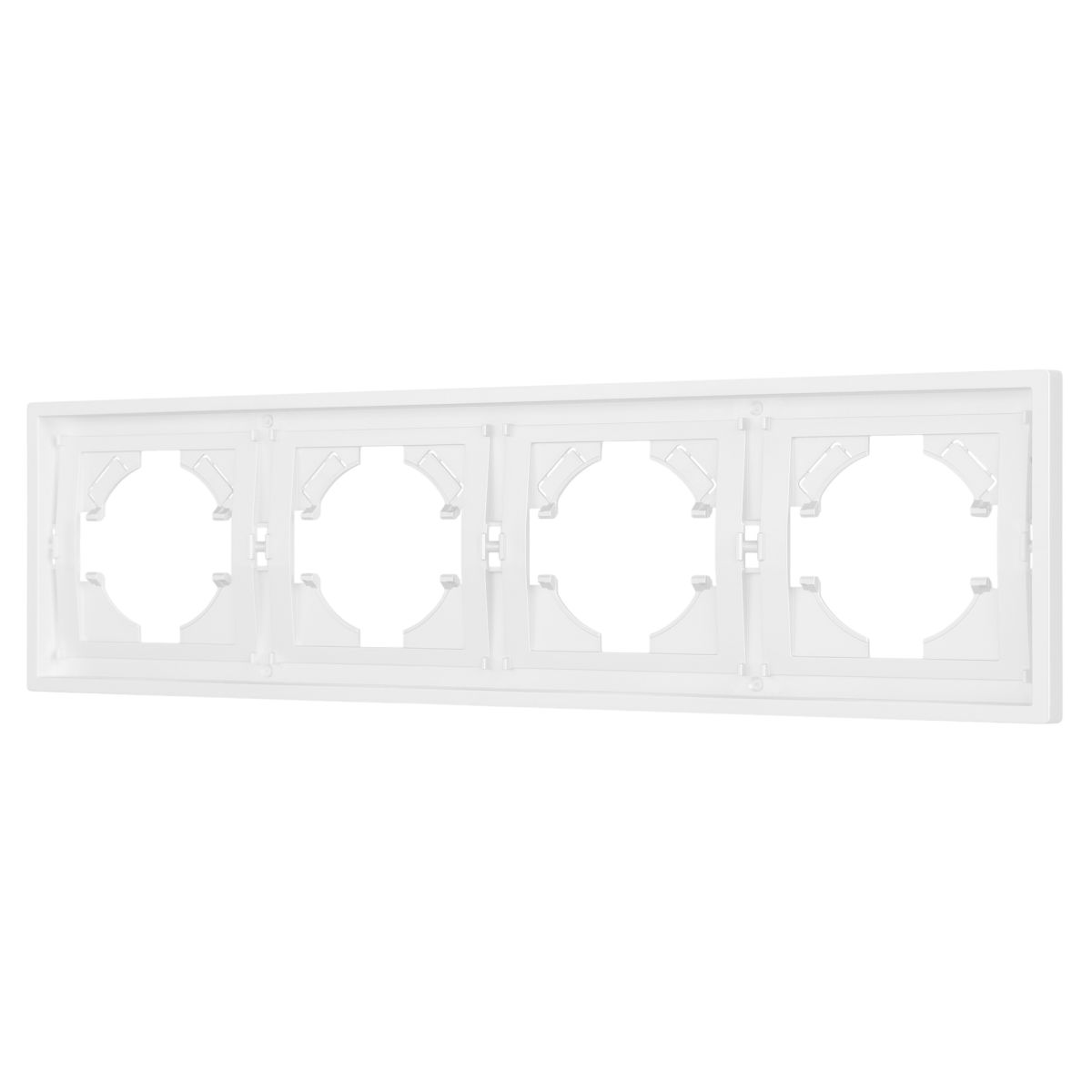 Рамка пластиковая на 4 поста Arlight FRM-TENDO-PL-4-WH 053847 в Санкт-Петербурге