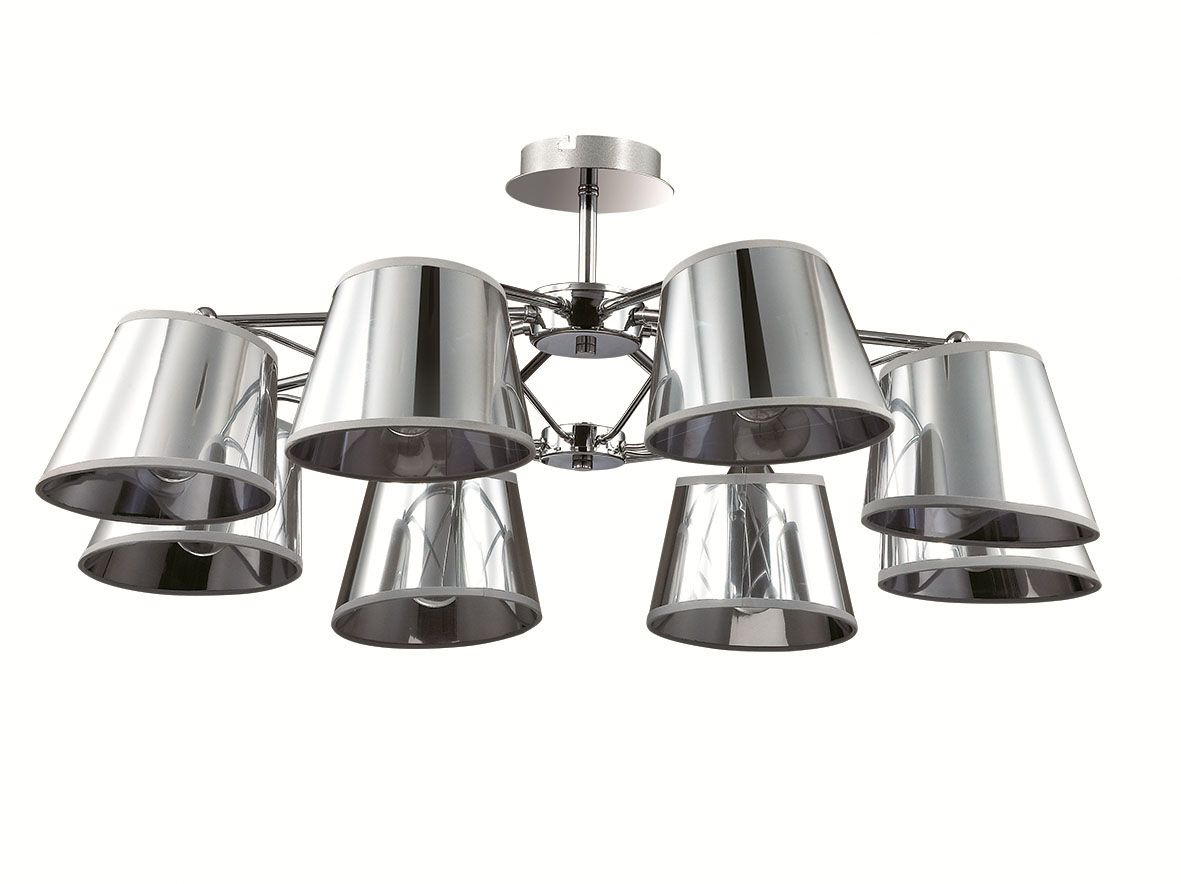 Потолочная люстра с абажуром из ткани Lumion Barensa 3281/8C в Санкт-Петербурге