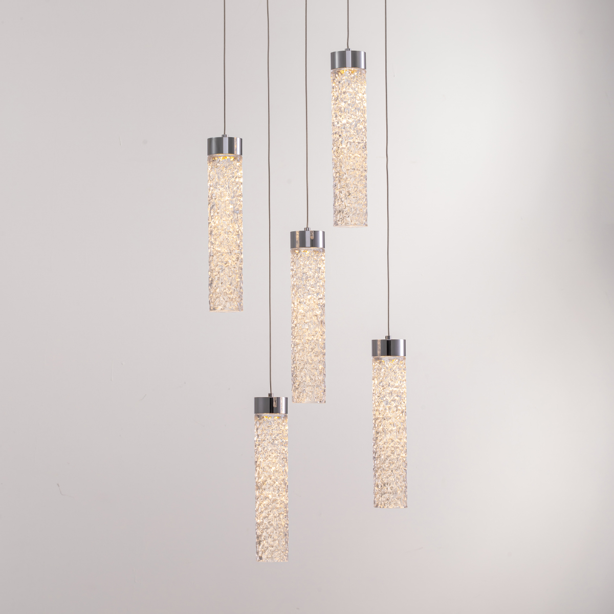 Подвесной светильник Delight Collection MD24030028-5A chrome/clear в Санкт-Петербурге