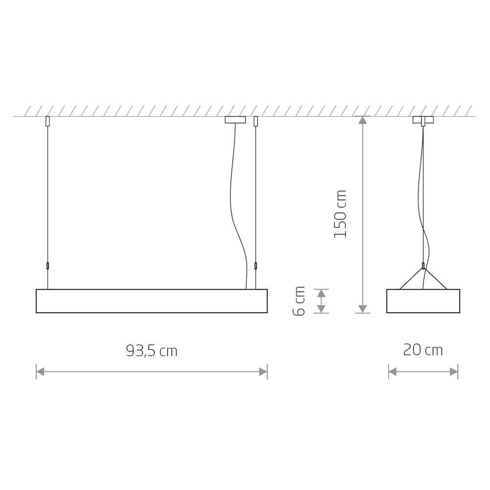 Подвесной светильник Nowodvorski Soft Led 90x20 7532 в Санкт-Петербурге