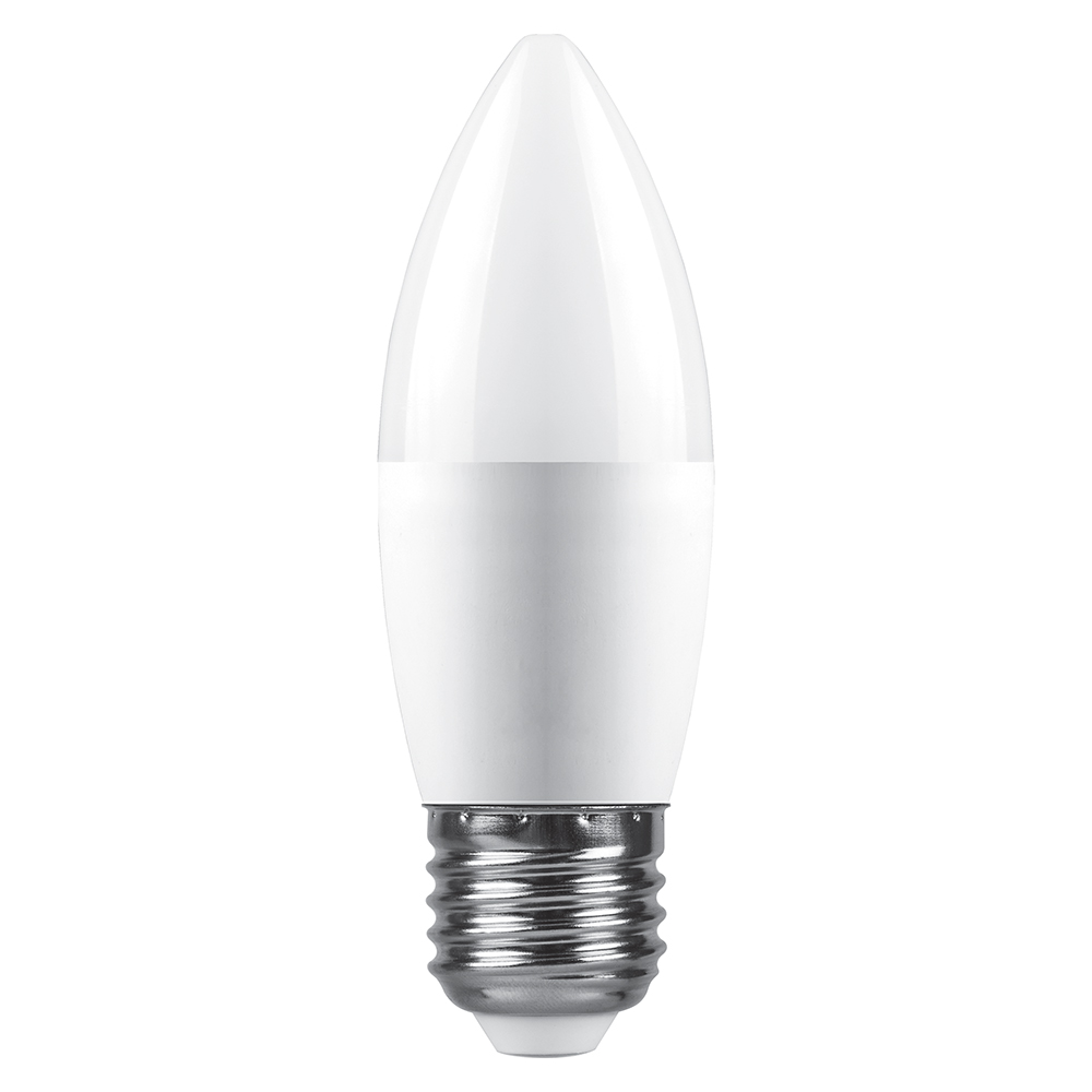 Лампа светодиодная Saffit SBC3720 свеча матовая E27 20W 230V 6400K 55271 в Санкт-Петербурге