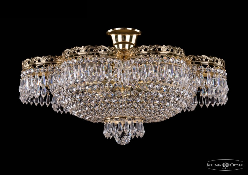 Люстра на штанге Bohemia Ivele Crystal 19301/55JB G в Санкт-Петербурге