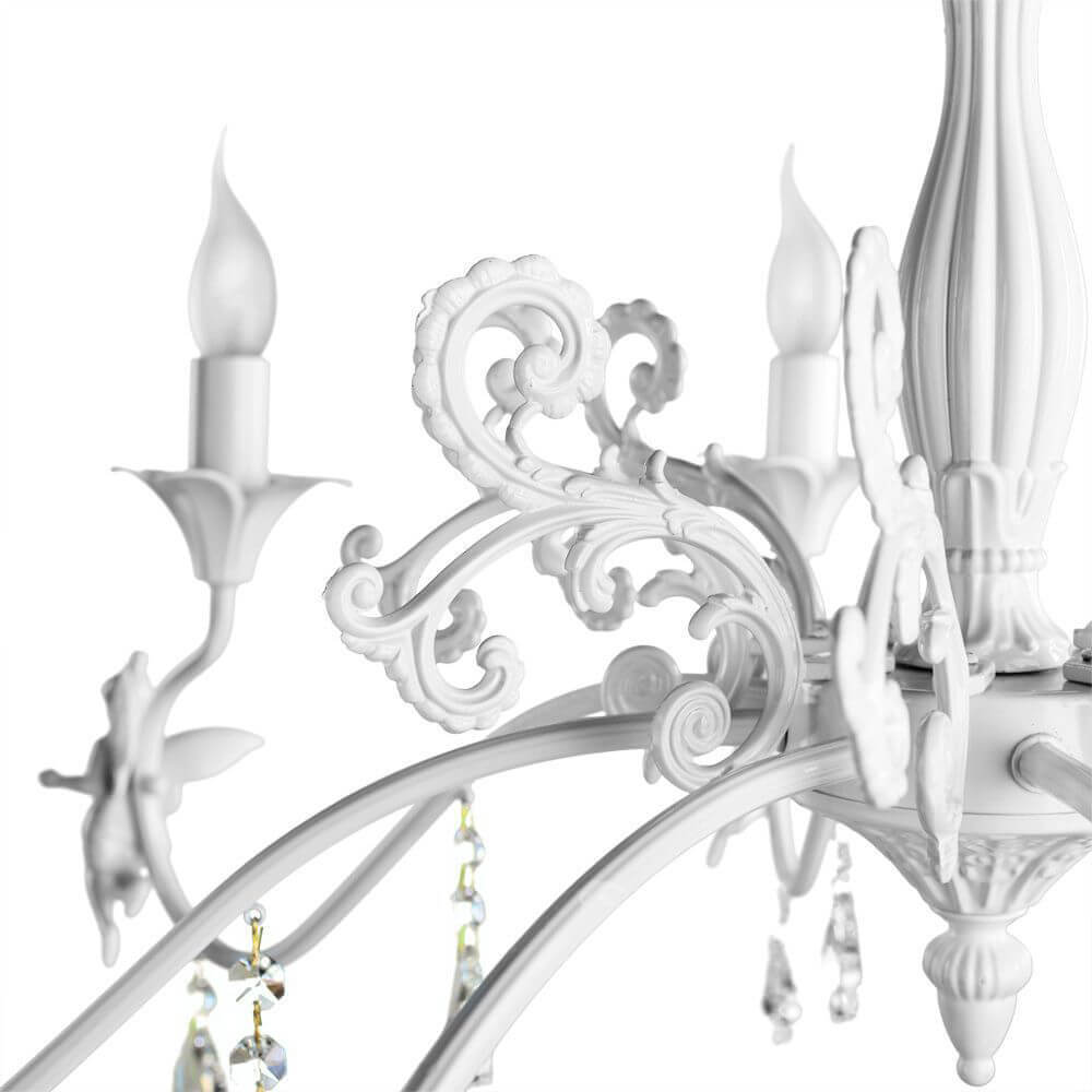 Подвесная люстра Arte Lamp Angelina A5349LM-8WH в #REGION_NAME_DECLINE_PP#