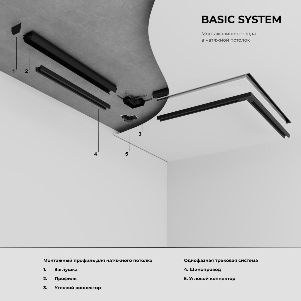 Трековый однофазный светильник Elektrostandard Basic System 85900/01 4690389220470 a072218 в Санкт-Петербурге