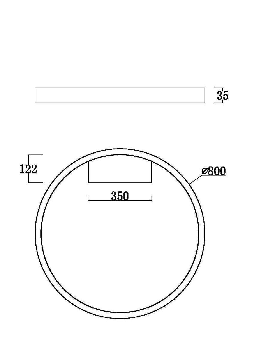 Потолочный светильник Maytoni Rim MOD058CL-L50B3K в Санкт-Петербурге