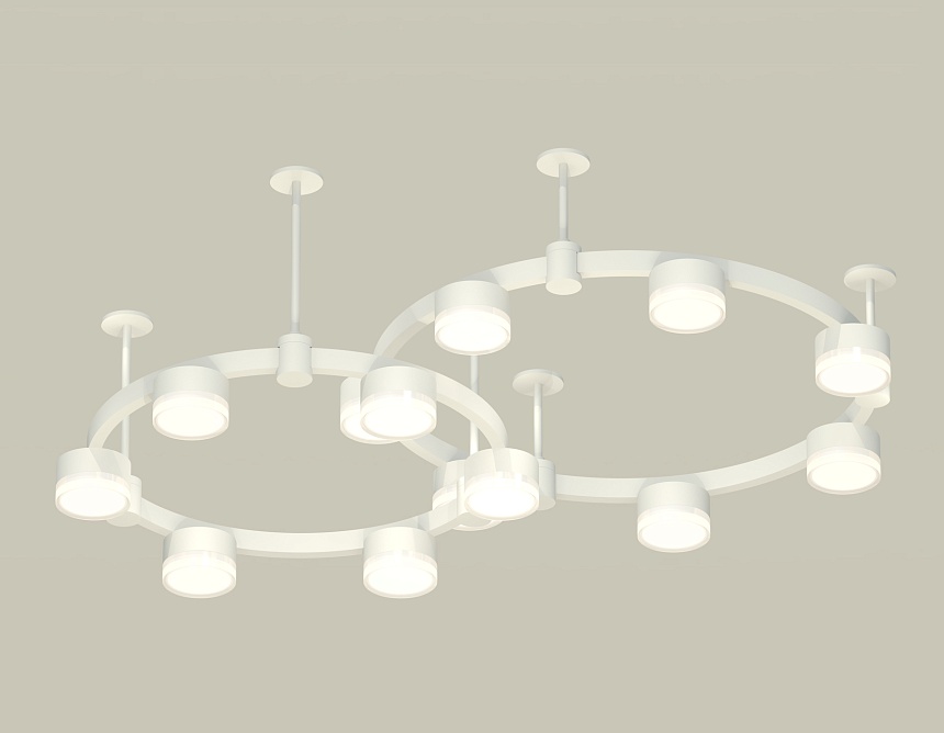 Комплект подвесного светильника Ambrella Light Techno Ring XR92211006 (A9221, A9226, C9236, C9231,N8399) в Санкт-Петербурге
