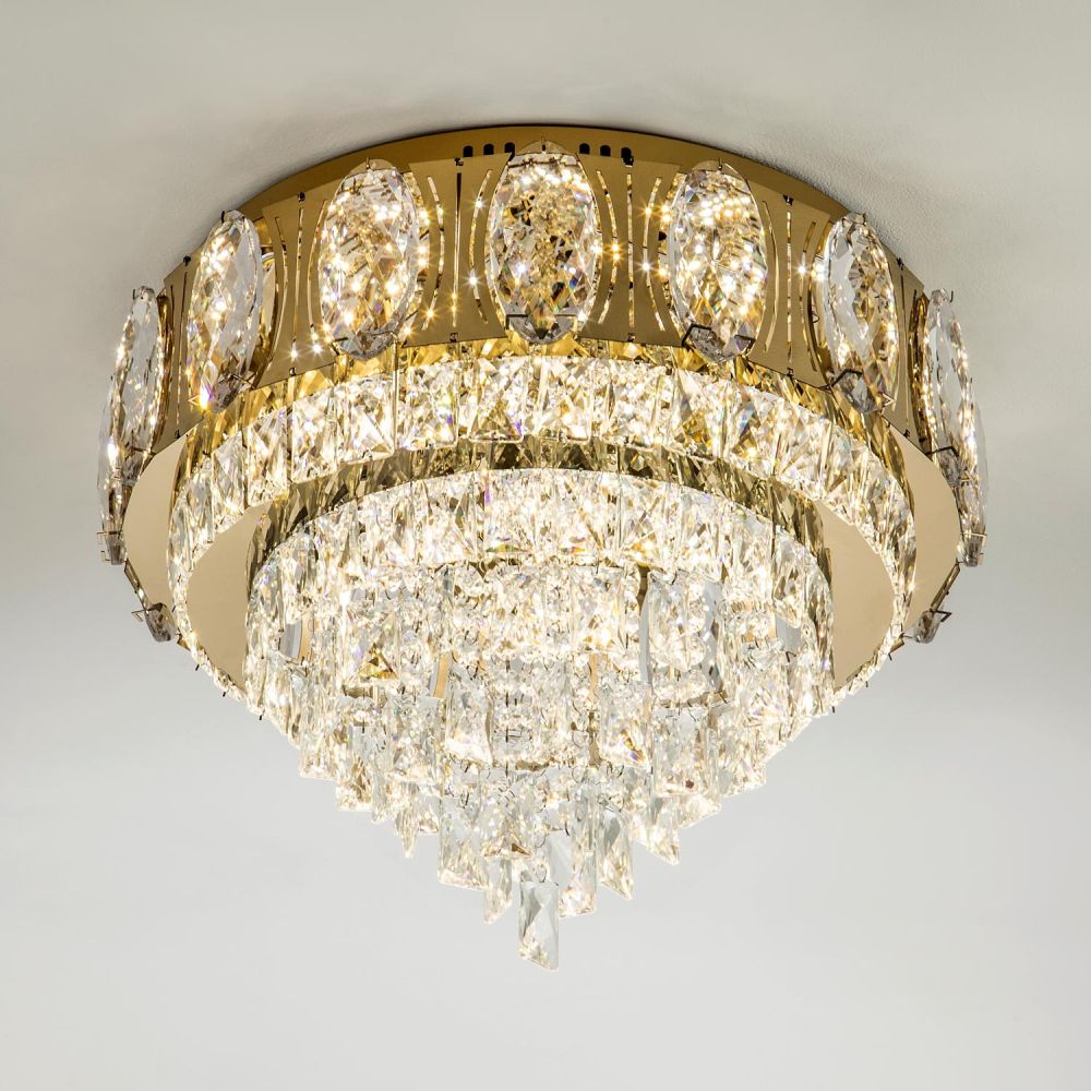 Потолочная люстра LED4U L9438-500 GD с УД в Санкт-Петербурге