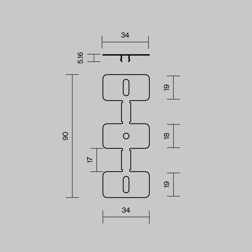 Комплект креплений для профиля 35×66 4шт Maytoni Led Strip ALM-3566-MT 642080 в Санкт-Петербурге