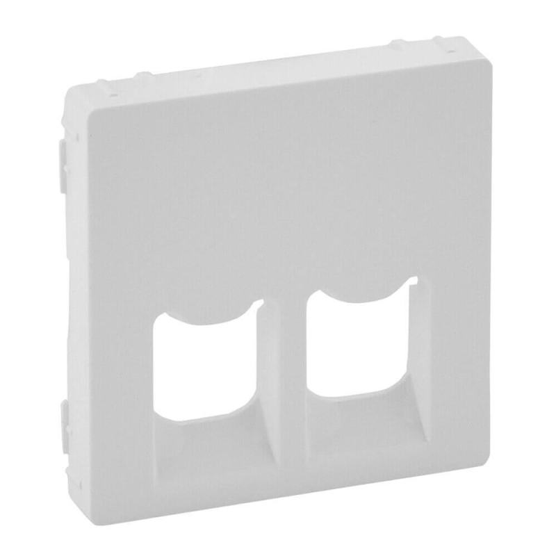 Лицевая панель Legrand Valena Life розетки телефонной RJ-11/Ethernet RJ-45 белая 755420 в Санкт-Петербурге