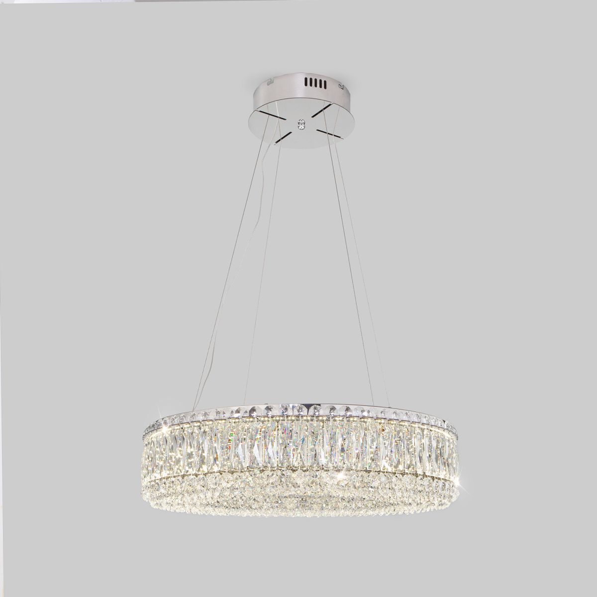 Подвесная люстра Eurosvet Iride 101007 LED хром a071458 в #REGION_NAME_DECLINE_PP#