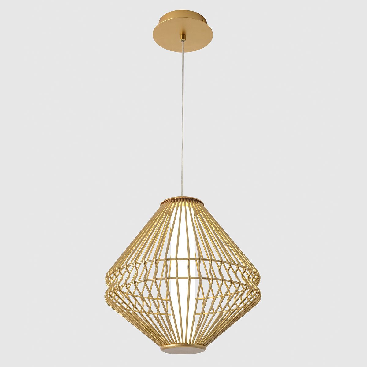 Подвесной светильник Crystal Lux CUADRA SP15W LED GOLD в Санкт-Петербурге