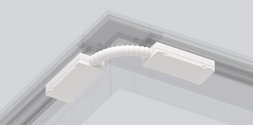 Гибкий соединитель Luminotti Slimline L.200.3.WH в Санкт-Петербурге