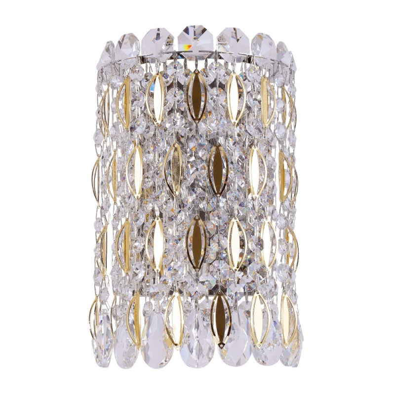 Настенный светильник Crystal Lux Lirica AP2 Chrome/Gold-Transparent в Санкт-Петербурге