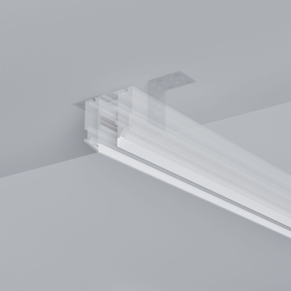 Крышка боковая 2шт Arlight MAG-ORIENT-COVER-SIDE-STR-2000 (WH) (Пластик) 059606 в Санкт-Петербурге