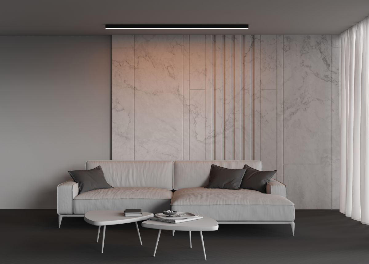 Линейный накладной светильник Maytoni Technical 3000K 35x35 (Черный, 2 м) LL311015 в #REGION_NAME_DECLINE_PP#