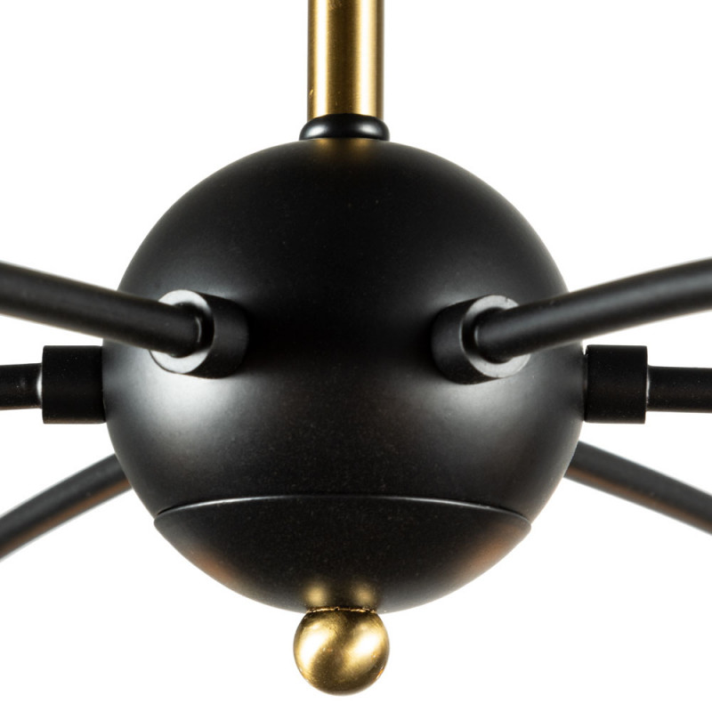 Люстра на штанге ARTE Lamp A1963PL-6BK в #REGION_NAME_DECLINE_PP#