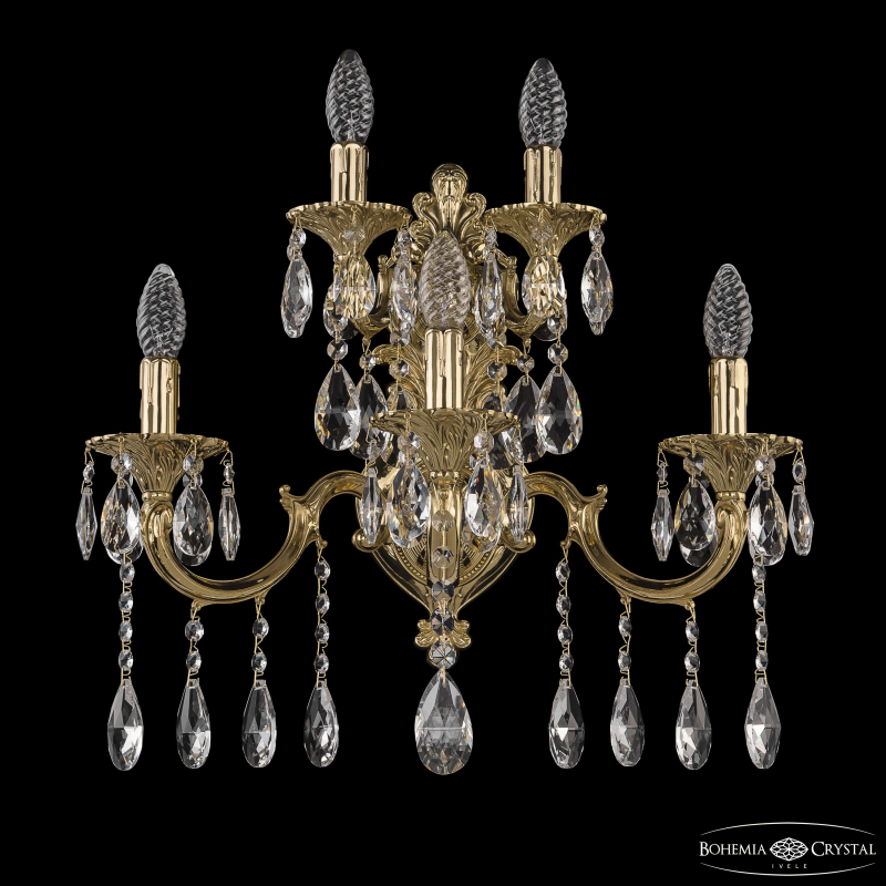Бра Bohemia Ivele Crystal Verona 7201B16/3+2/210 A G в Санкт-Петербурге