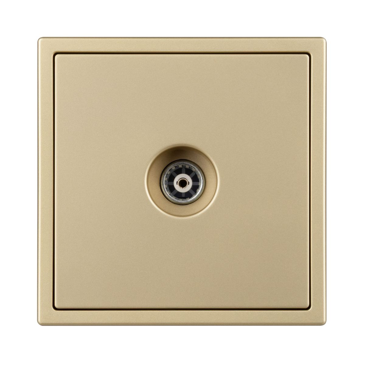 Механизм телевизионной розетки Arlight SCT-NOBE-MTV1-SFPL-GD (Золотой песок) 054294 в Санкт-Петербурге