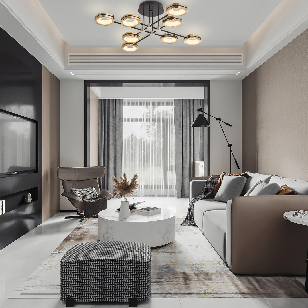 Потолочный светильник Arte Milano Ferrara 277999/8 BK/GD в #REGION_NAME_DECLINE_PP#