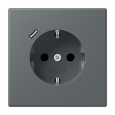 Розетка 2K+З USB Typ C Jung LC1520-18C202 в Санкт-Петербурге