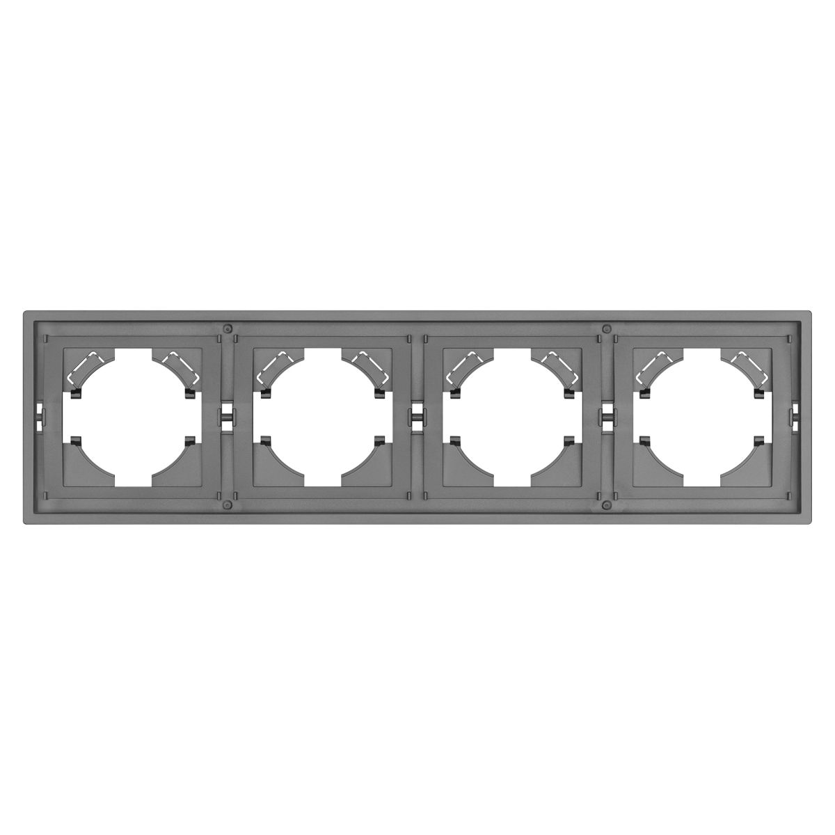 Рамка пластиковая на 4 поста Arlight FRM-TENDO-PL-4-GR 053849 в Санкт-Петербурге